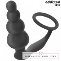 Addicted Toys Model 5 - Korek z pierścieniem, silikon medyczny, 235 mm ADDICTED