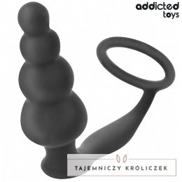 Addicted Toys Model 5 - Korek z pierścieniem, silikon medyczny, 235 mm ADDICTED