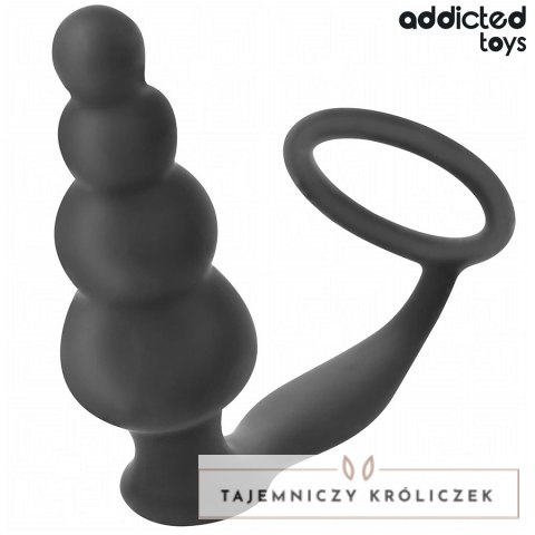 Addicted Toys Model 5 - Korek z pierścieniem, silikon medyczny, 235 mm ADDICTED