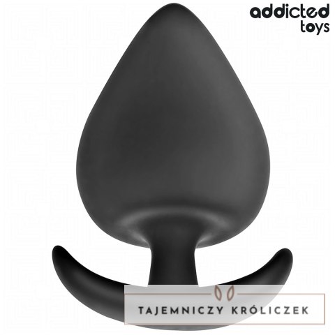 Addicted Toys Zatyczka anatomiczna silikonowa L 8 cm ergonomiczna podstawa ADDICTED
