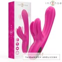 Intense Britney rożowy multifunkcyjny wibrator kroliczek 23 cm, 3 silniki INTENSE