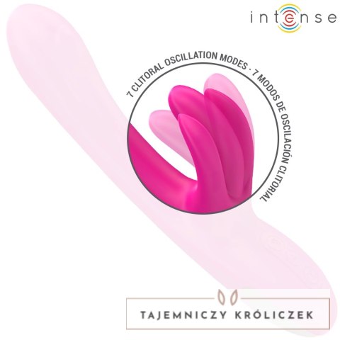 Intense Britney rożowy multifunkcyjny wibrator kroliczek 23 cm, 3 silniki INTENSE