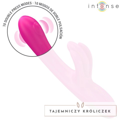 Intense Britney rożowy multifunkcyjny wibrator kroliczek 23 cm, 3 silniki INTENSE