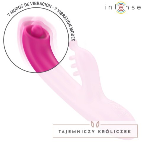 Intense Christina zaawansowany model krolik, 3 silniki, rożowy 22,5 cm INTENSE