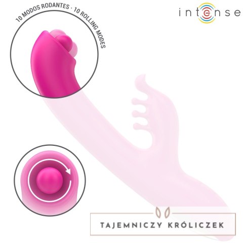 Intense Christina zaawansowany model krolik, 3 silniki, rożowy 22,5 cm INTENSE