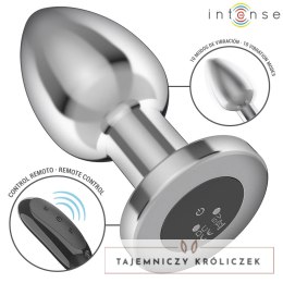 Intense Large Plug Metalowy z 10 Trybami Wibracji i Pilotem L INTENSE