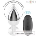 Intense Large Plug Metalowy z 10 Trybami Wibracji i Pilotem L INTENSE