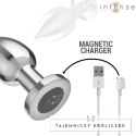 Intense Large Plug Metalowy z 10 Trybami Wibracji i Pilotem L INTENSE