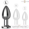 Intense Large Plug Metalowy z 10 Trybami Wibracji i Pilotem L INTENSE
