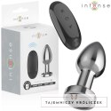 Intense Metalowy Korek Wibracyjny M 10 Trybow Pilot Bezprzewodowy INTENSE