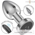 Intense Metalowy Korek Wibracyjny M 10 Trybow Pilot Bezprzewodowy INTENSE