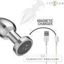 Intense Metalowy Korek Wibracyjny M 10 Trybow Pilot Bezprzewodowy INTENSE