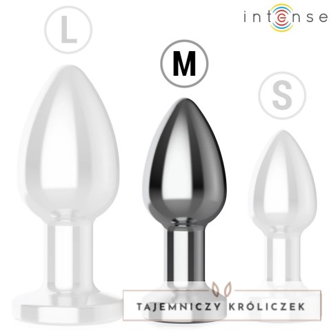Intense Metalowy Korek Wibracyjny M 10 Trybow Pilot Bezprzewodowy INTENSE