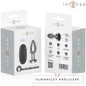 Intense Metalowy Korek Wibracyjny M 10 Trybow Pilot Bezprzewodowy INTENSE