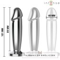 Intense Plug Metalowy M - 10 Trybow Wibracji, Pilot, Aluminium INTENSE
