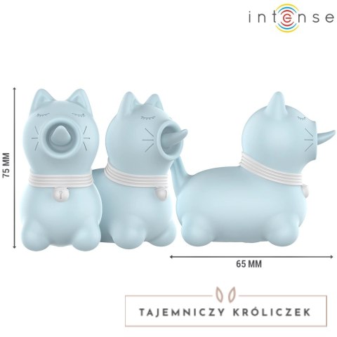 Intense Puppy Blue - Precyzyjny stymulator punktowy USB silikonowy INTENSE