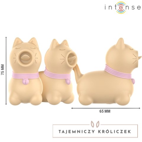 Intense Puppy Model obrotowy masażer punktowy żołty USB INTENSE
