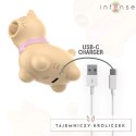 Intense Puppy Model obrotowy masażer punktowy żołty USB INTENSE