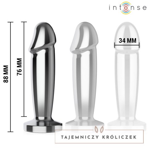 Intense S-size aluminiowy korek wibrujący 10 trybow pilot wodoodporny INTENSE