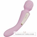 LELO SWITCH Wanda - Wibrator dwustronny z podwojnym systemem sterowania, miękki roż LELO