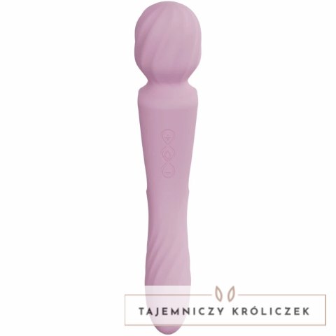 LELO SWITCH Wanda - Wibrator dwustronny z podwojnym systemem sterowania, miękki roż LELO