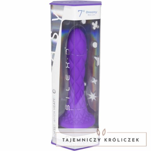 SilexD Dreamy Fantasy 18,5 cm termoaktywny silikon fioletowy SILEXD
