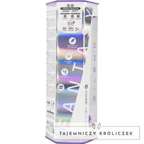 SilexD Dreamy Fantasy 18,5 cm termoaktywny silikon fioletowy SILEXD