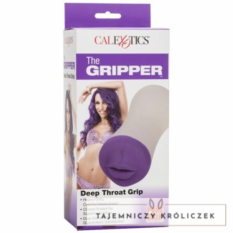 CalExotics Deep Throat Grip dwukolorowa maszyna intymna TPE 17,75 cm CALEXOTICS