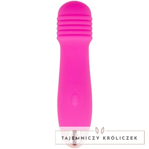 Dolce Vita Three - Wibrujący masażer ładowalny, 7 trybow, rożowy, 12,2 cm DOLCE VITA