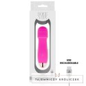 Dolce Vita Three - Wibrujący masażer ładowalny, 7 trybow, rożowy, 12,2 cm DOLCE VITA