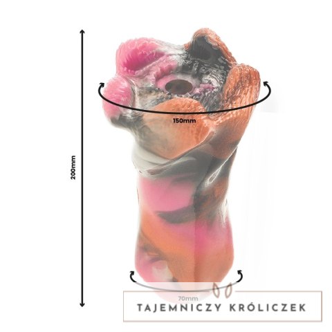 EPIC CYBERSILICOCK Telemus Cyklop - silikonowa maszyna intymna, anatomiczne usta, 20 cm EPIC