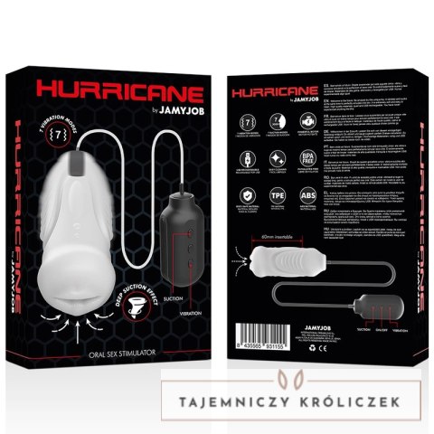 Jamyjob Hurricane - Automatyczna maszyna intymna z 7 trybami ssania i wibracji JAMYJOB