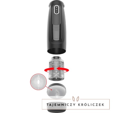 Jamyjob Tornado 360 Tech - automatyczna maszyna intymna z rotacją USB JAMYJOB
