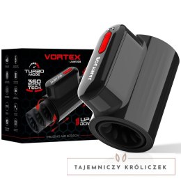 Jamyjob Vortex Turbo 360° Czarna Maszyna Intymna z Rotacją i Ruchem JAMYJOB