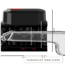 Jamyjob Vortex Turbo 360° Czarna Maszyna Intymna z Rotacją i Ruchem JAMYJOB