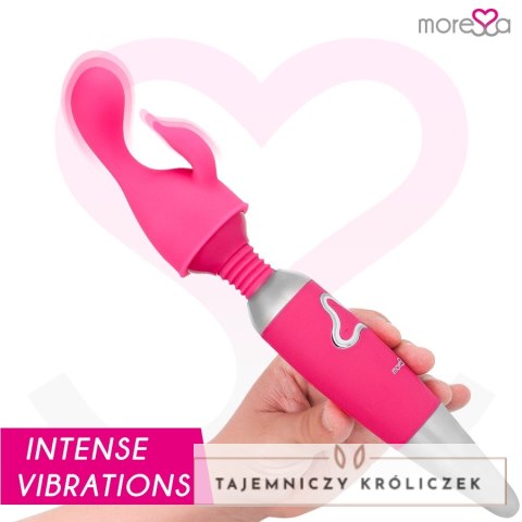 Moressa Odilon Premium - Masażer silikonowy USB, 7 trybow, 25 cm MORESSA
