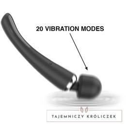 Naomi Wand Super Strong Massager antracytowy, 20 trybow, USB NAOMI WAND