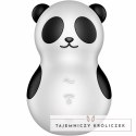 Satisfyer Pocket Panda - kompaktowy stymulator pulsacyjny, czarno-biały SATISFYER