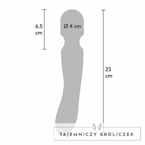 ToyJoy Zenith Light Wand masażer relaksacyjny fioletowy 23 cm USB TOYJOY