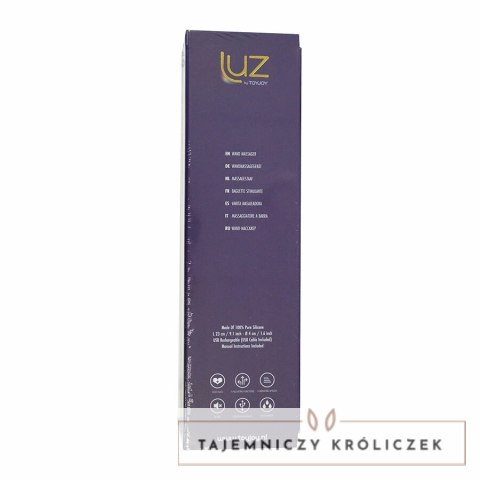 ToyJoy Zenith Light Wand masażer relaksacyjny fioletowy 23 cm USB TOYJOY
