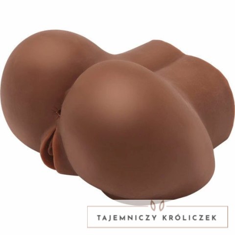 ACT Big Ass model anatomiczny z funkcją wibracji, brązowy, 21x22,5x13 cm ACT