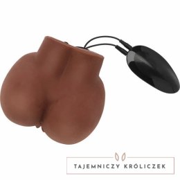 ACT Big Ass model anatomiczny z funkcją wibracji, brązowy, 21x22,5x13 cm ACT