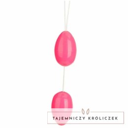 Baile Twin Balls Rożowe - Model z Wytrzymałym Sznurem, ABS BAILE