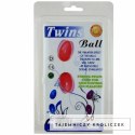 Baile Twin Balls Rożowe - Model z Wytrzymałym Sznurem, ABS BAILE