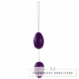 Baile Twin Liliowe Kulki Intymne ABS na Wytrzymałym Sznurku BAILE