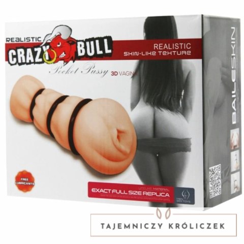 CRAZY BULL Model z Pierścieniami - Intymna Nakładka Anatomiczna Kompaktowa CRAZY BULL