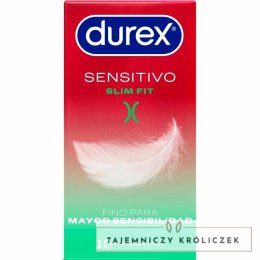 Durex Sensitivo Slim Fit 10 szt. - cienkie prezerwatywy anatomiczne Durex