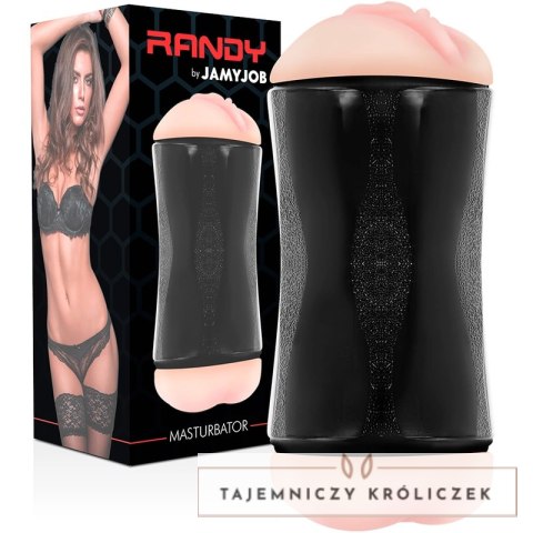 JAMYJOB Double Entry - Intymna Maszyna Anatomiczna TPE 15 cm z Pokrywami JAMYJOB