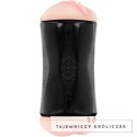 JAMYJOB Double Entry - Intymna Maszyna Anatomiczna TPE 15 cm z Pokrywami JAMYJOB