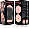 JAMYJOB Double Entry - Intymna Maszyna Anatomiczna TPE 15 cm z Pokrywami JAMYJOB